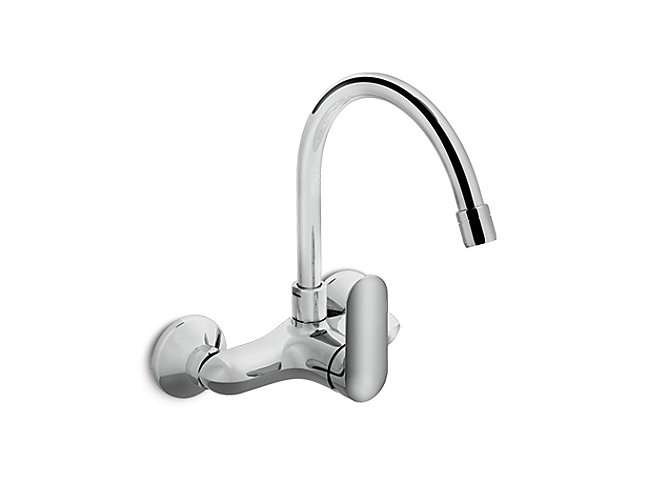 Kohler - Kumin®  Single-handle Wall Mount Kitchen Faucet In Polished Chrome